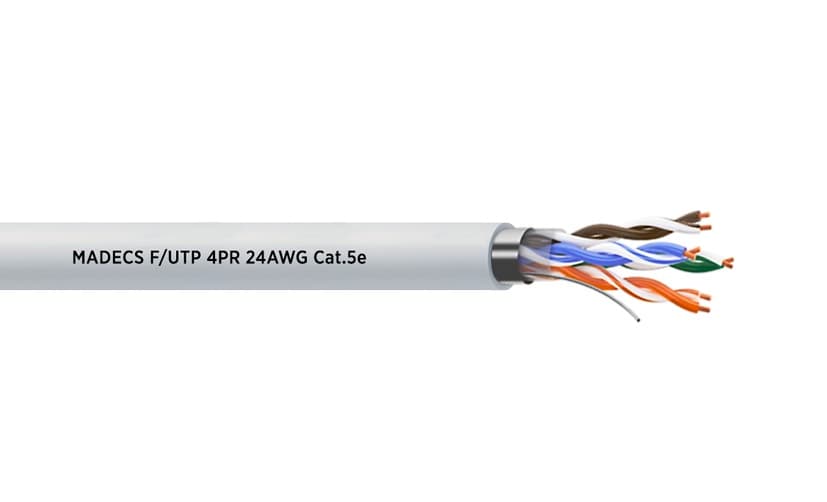 Витая пара F/UTP 4PR 24AWG Cat.5е экранированная(DCM Test Report) Польша