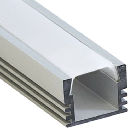 Профиль к LED ленте PAL 1612 накладной анодированный (2м)