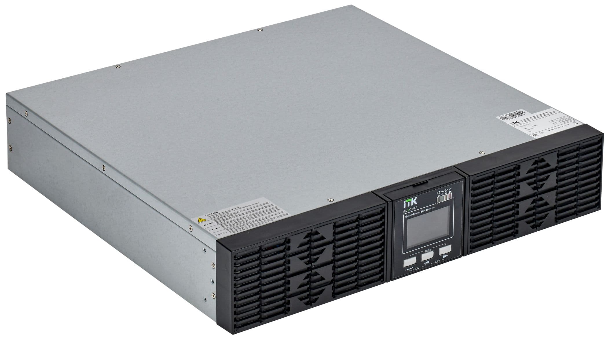 Источник бесперебойного питания Online Rackmount 2000 ВА/2000 Вт, однофазный с LCD дисплеем 48VDC с АКБ 2U