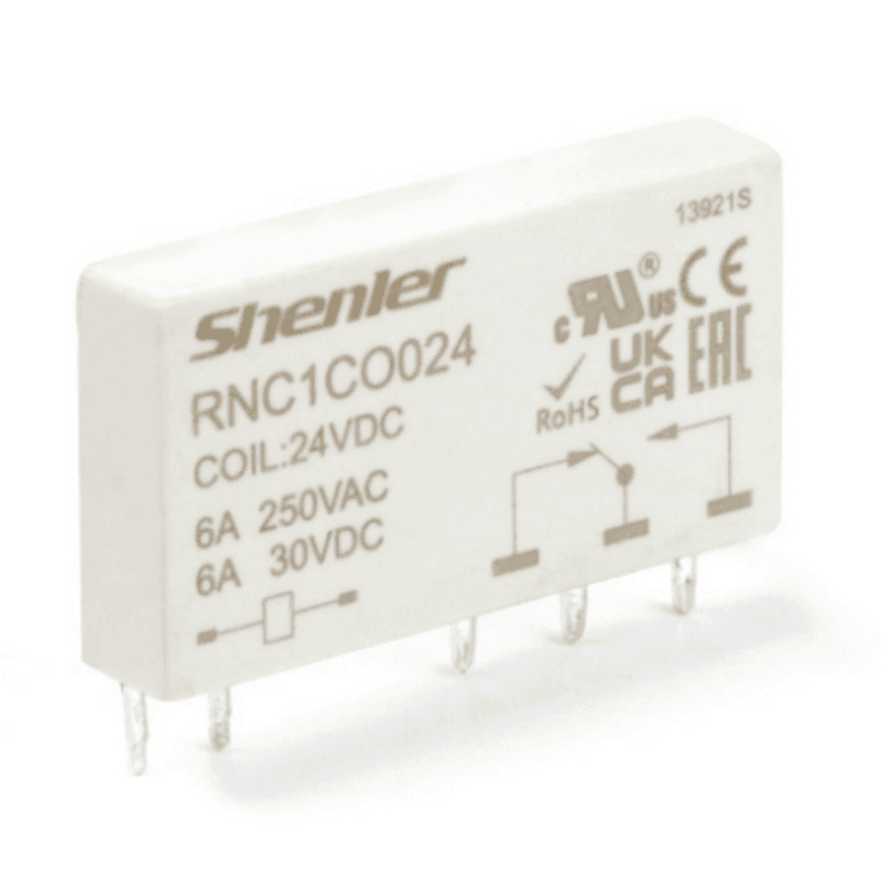 РЕЛЕ ИНТЕРФЕЙСНОЕ RNC1CO024 С КОЛОДКОЙ SNB05-E-AR