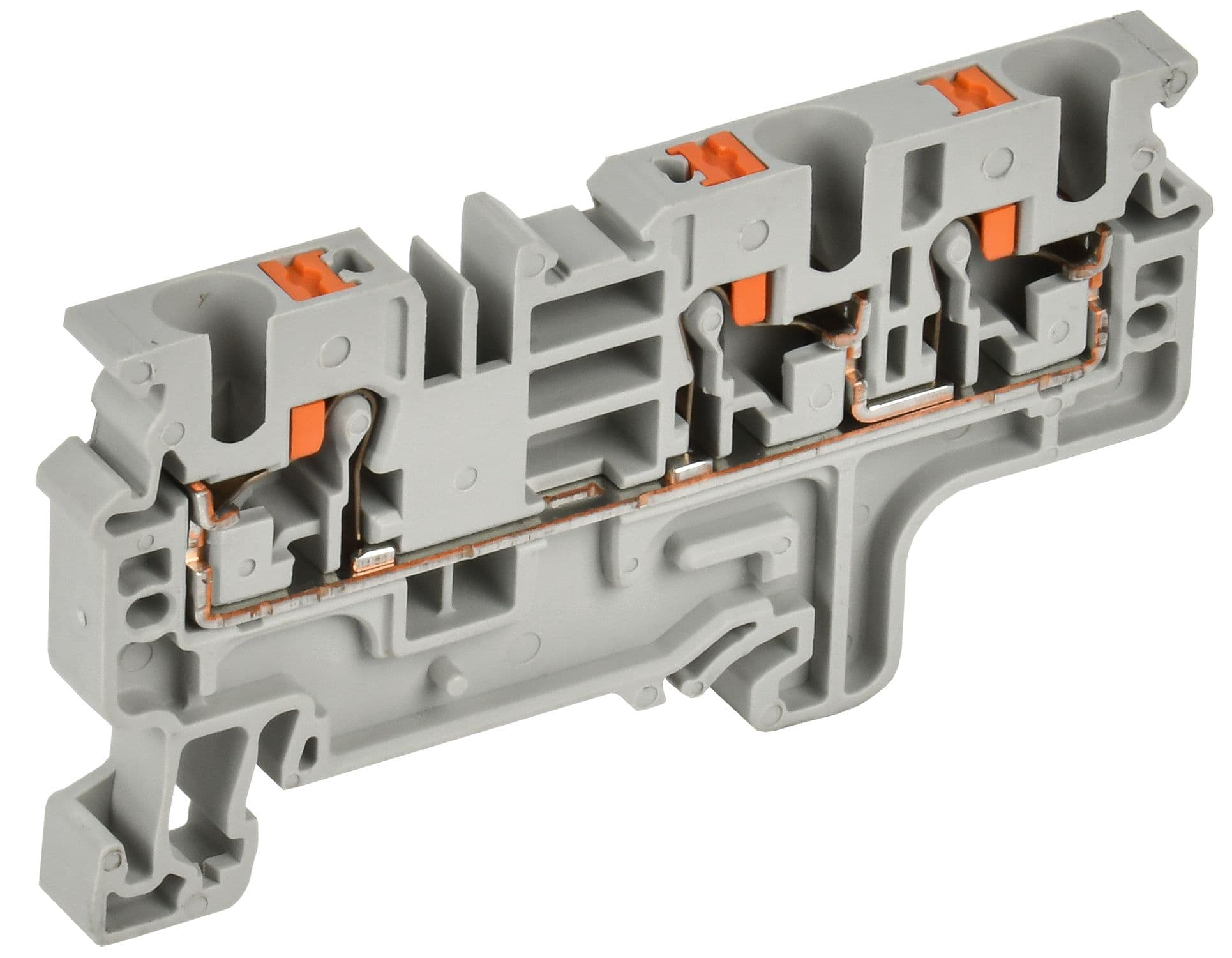 ARMAFIX Клемма пружинная Push-in CP-MC 3 вывода 4мм2 серая IEK