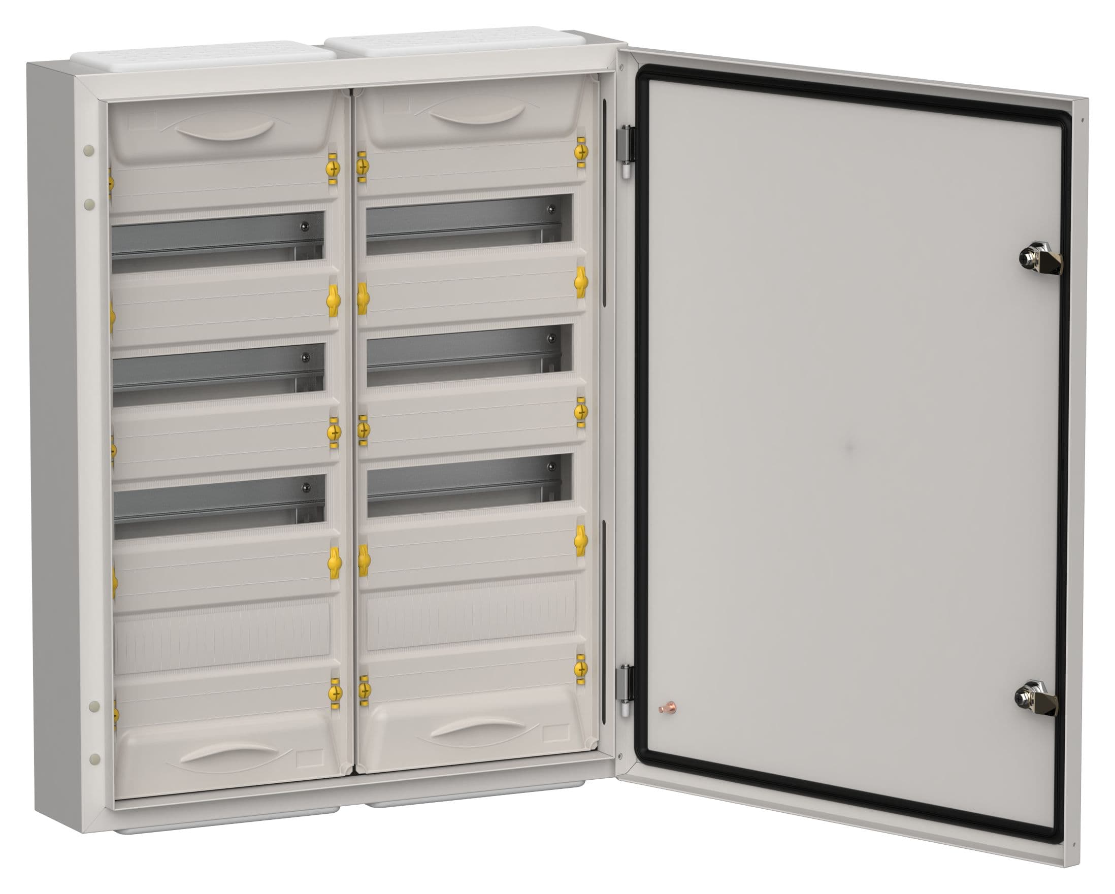 TITAN 5 Корпус металлический ЩРн-96 (2х48) 710х570х140 IP54 сер