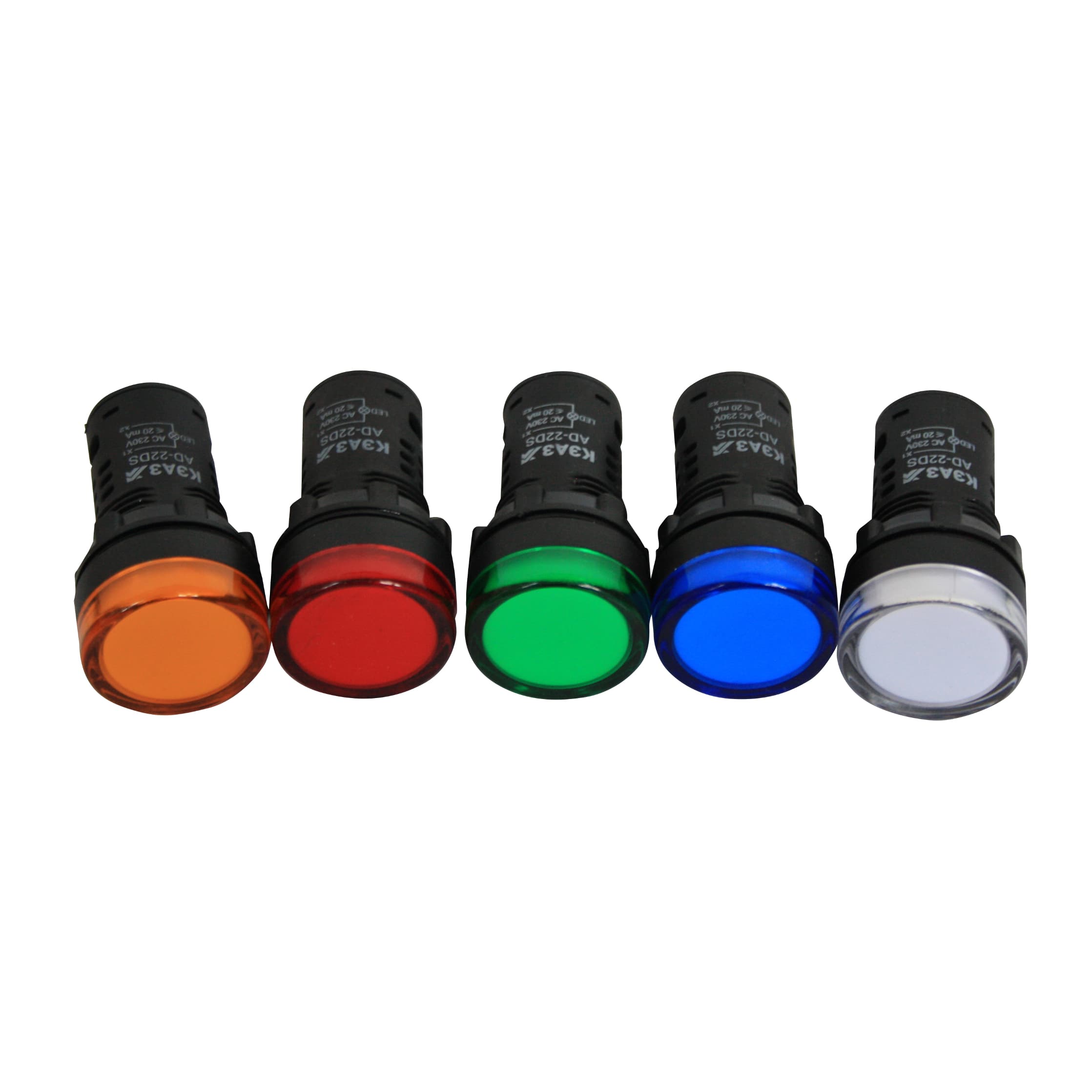 Лампа AD22DS(LED) матрица D22мм желтый 24В AC/DC