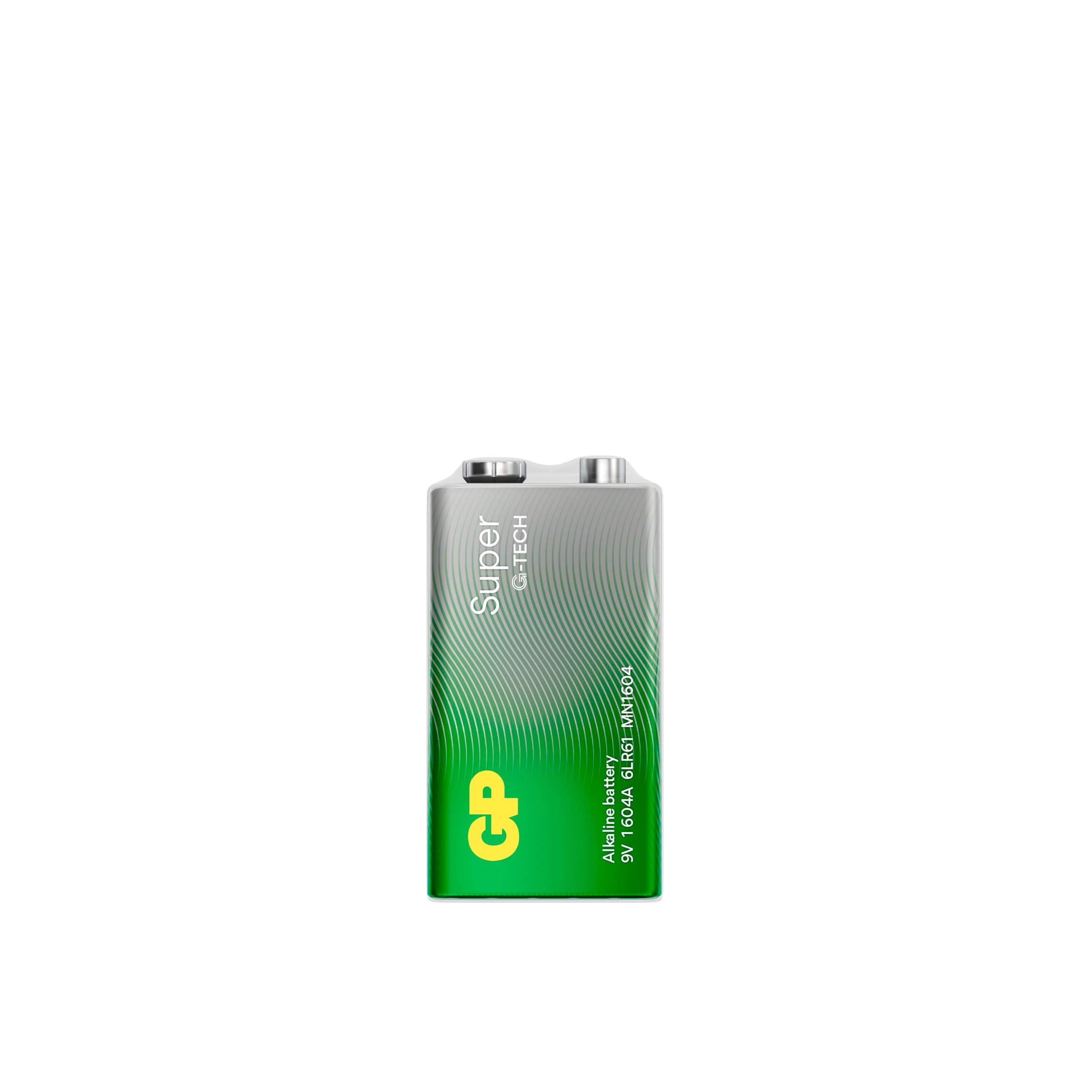 Батарейка алкалиновая GP Super Alkaline G-Tech 9V Крона - 1 шт. на блистере