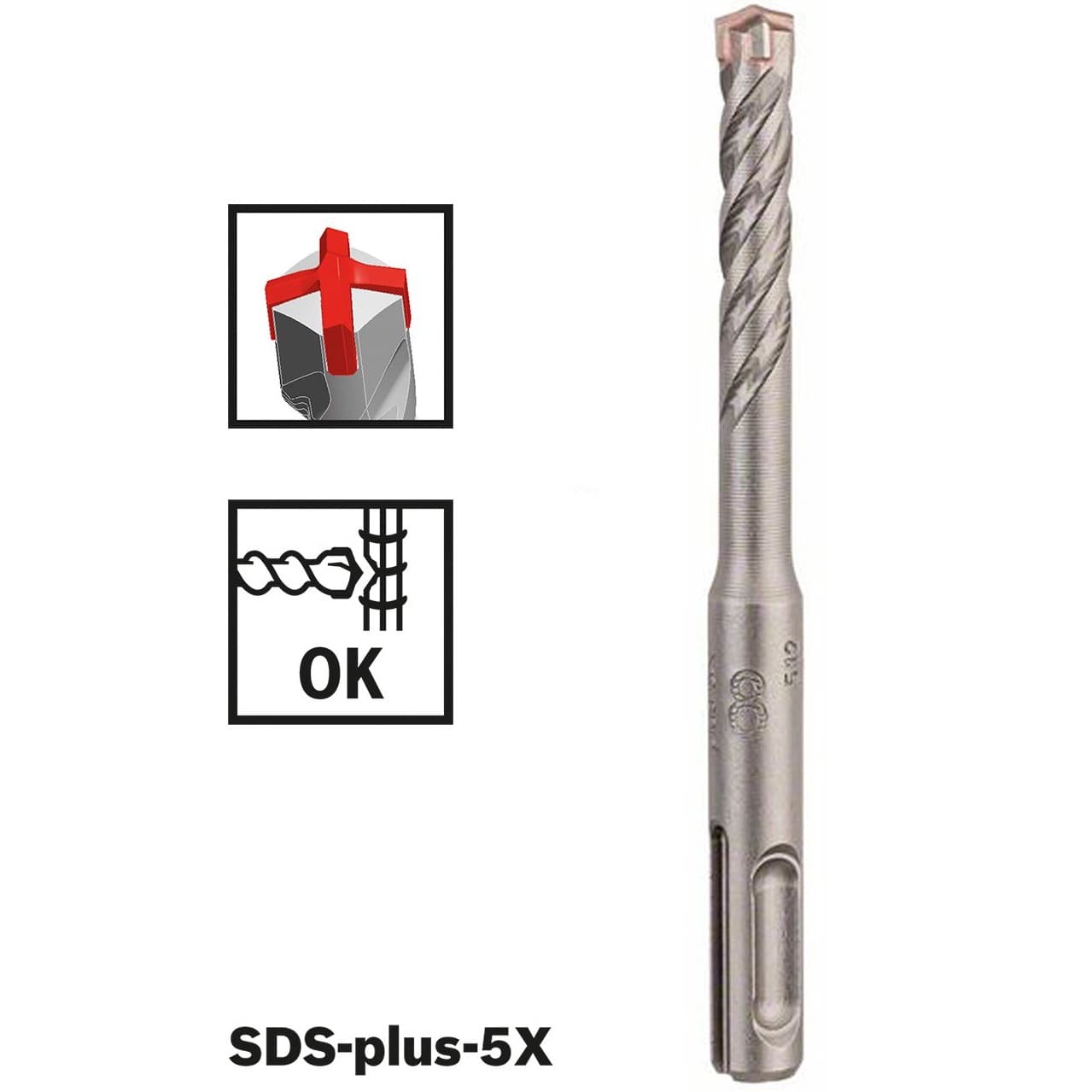 Бур SDS-plus-5X 8x100x160мм