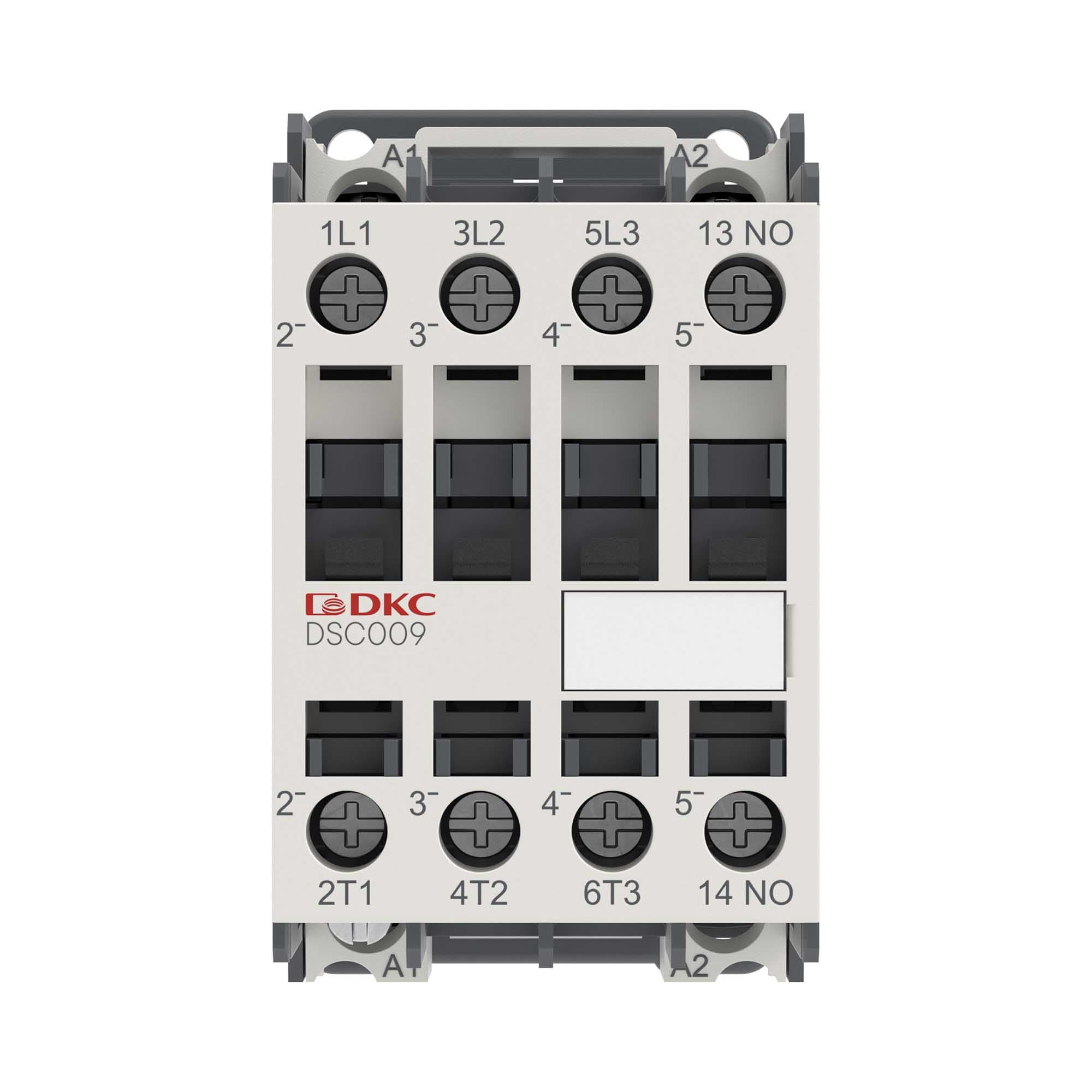 Магнитный контактор YON DSC009 9A 4кВт AC3 3P кат.220В AC 1НО