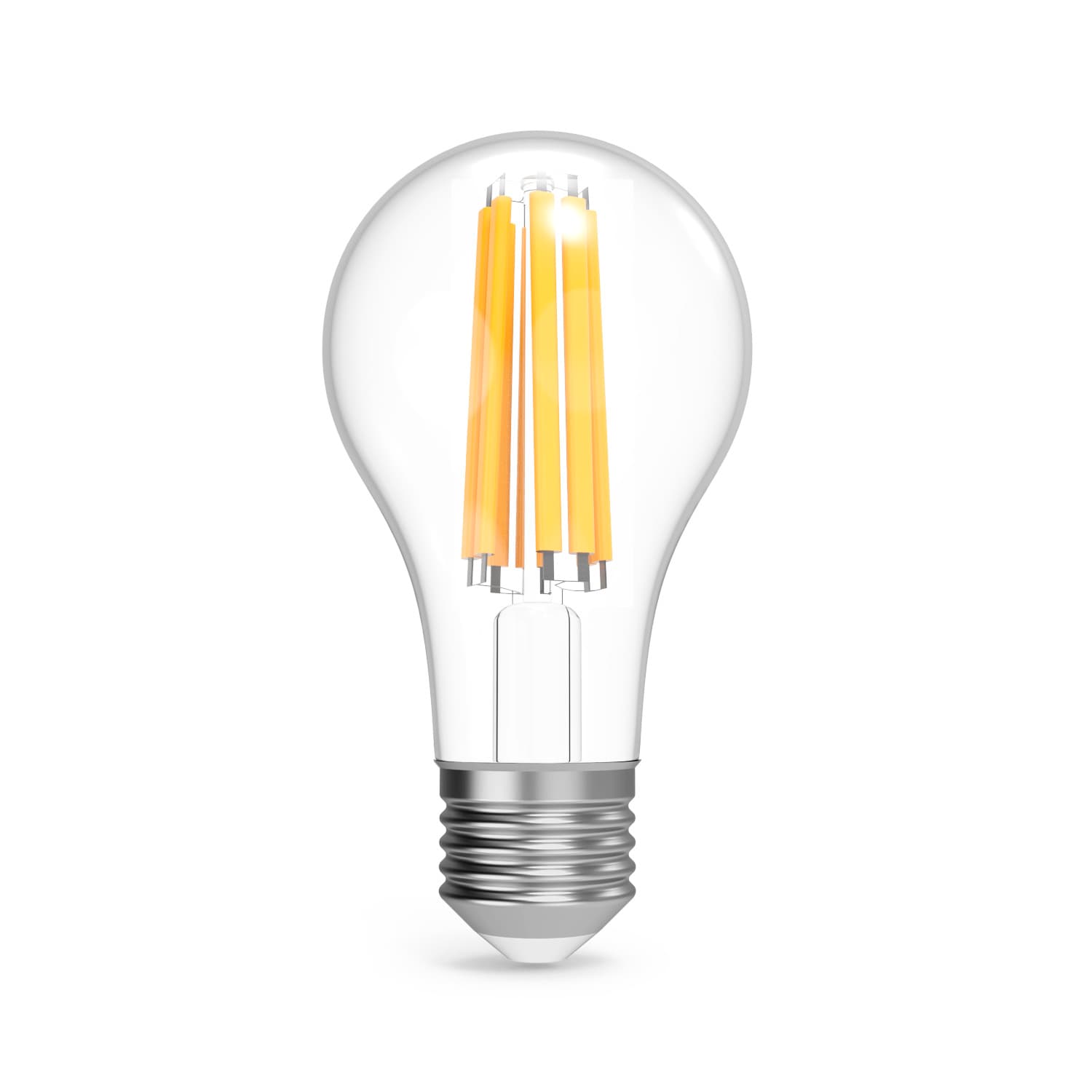 Лампа светодиодная филаментная LED 22 Вт 2100 лм 4100К А70 груша нейтральный E27 AC 220В прозрачная колба Black Filament