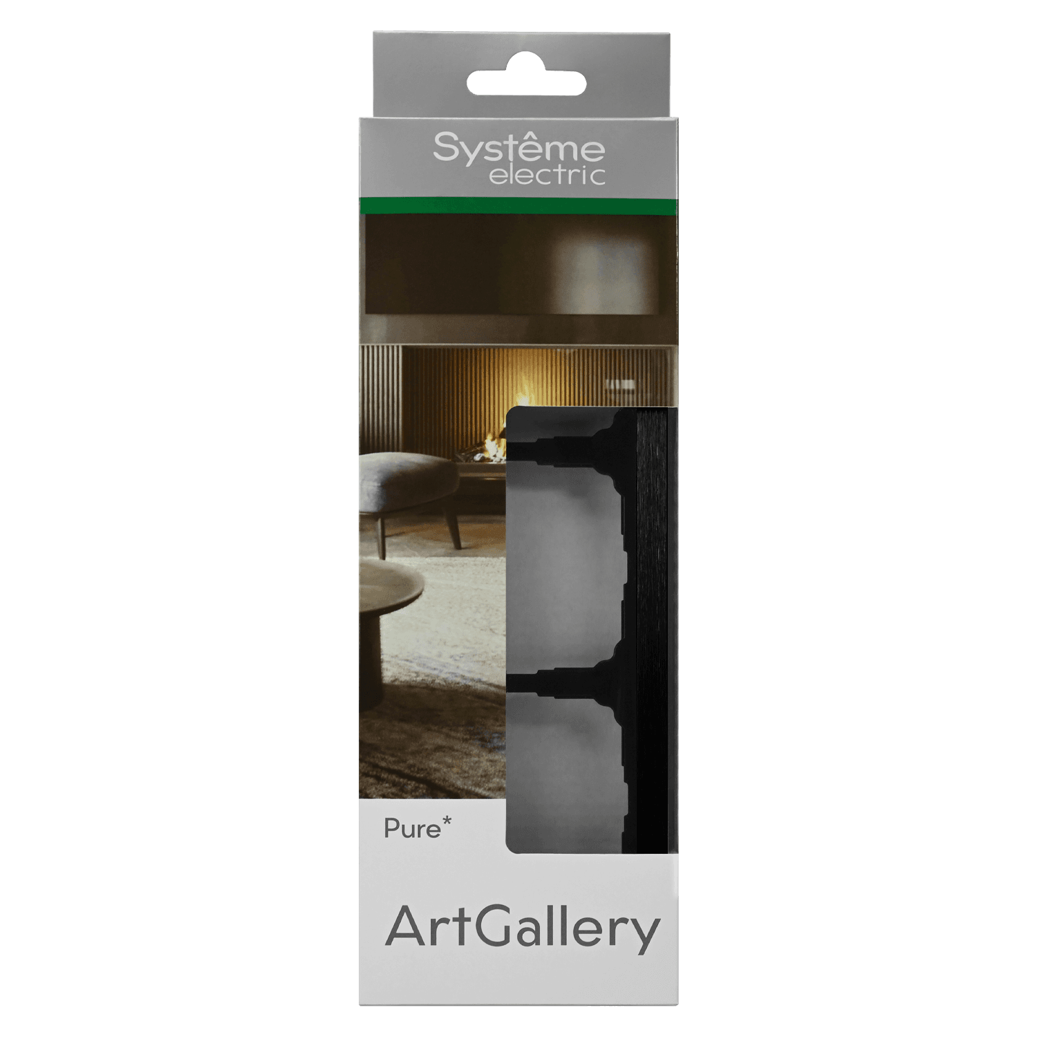 ARTGALLERY PURE 3-постовая РАМКА, МЕТАЛЛ ОНИКС