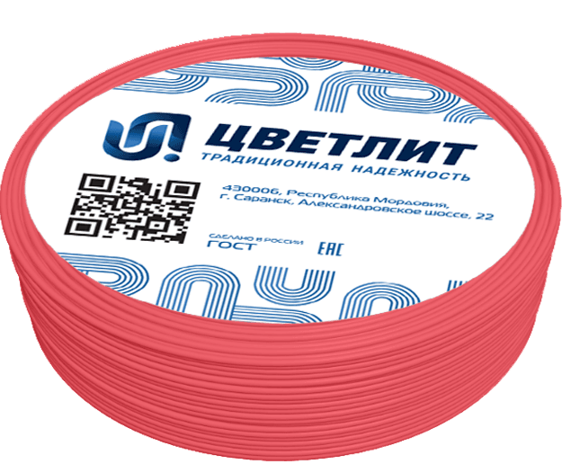 Провод силовой ПуГВнг(A)-LS 1х2,5 красный ТРТС