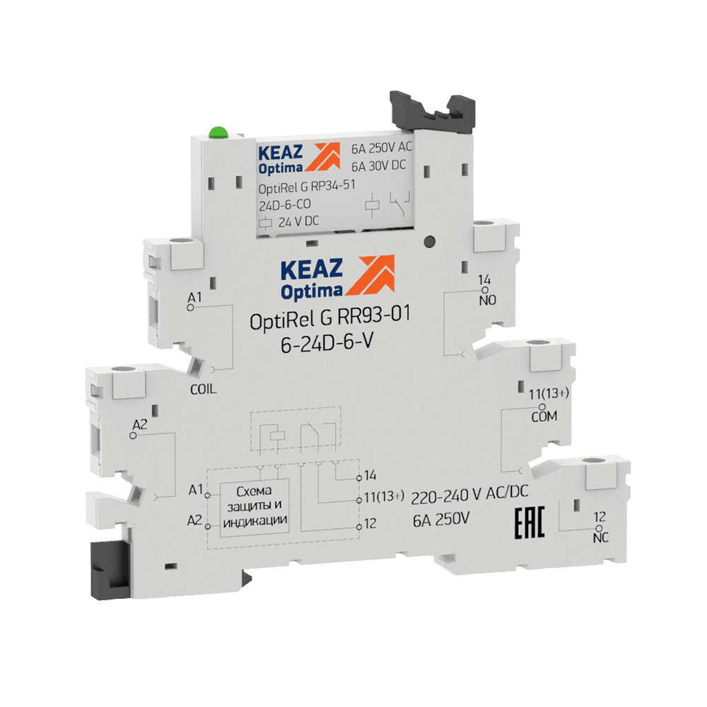 Модуль релейный OptiRel G RM38-51-24D-6-V-CO
