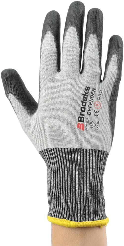 Перчатки рабочие Brodeks GC-11, серый/черный (11)