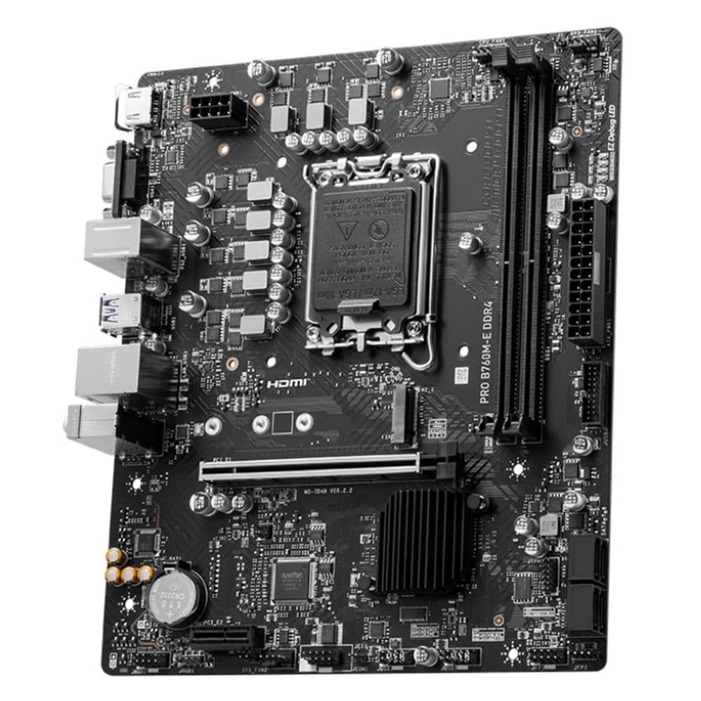Материнская плата PRO B760M-E DDR4, Intel B760, Micro ATX