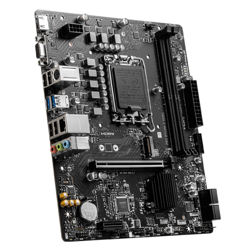 Материнская плата PRO B760M-E DDR4, Intel B760, Micro ATX