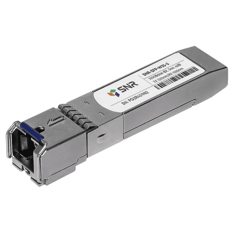 Модуль SFP 1хSC, 1 Гб/с, 6 дБ, WDM Tx:1310/Rx:1550 нм, до 3 км