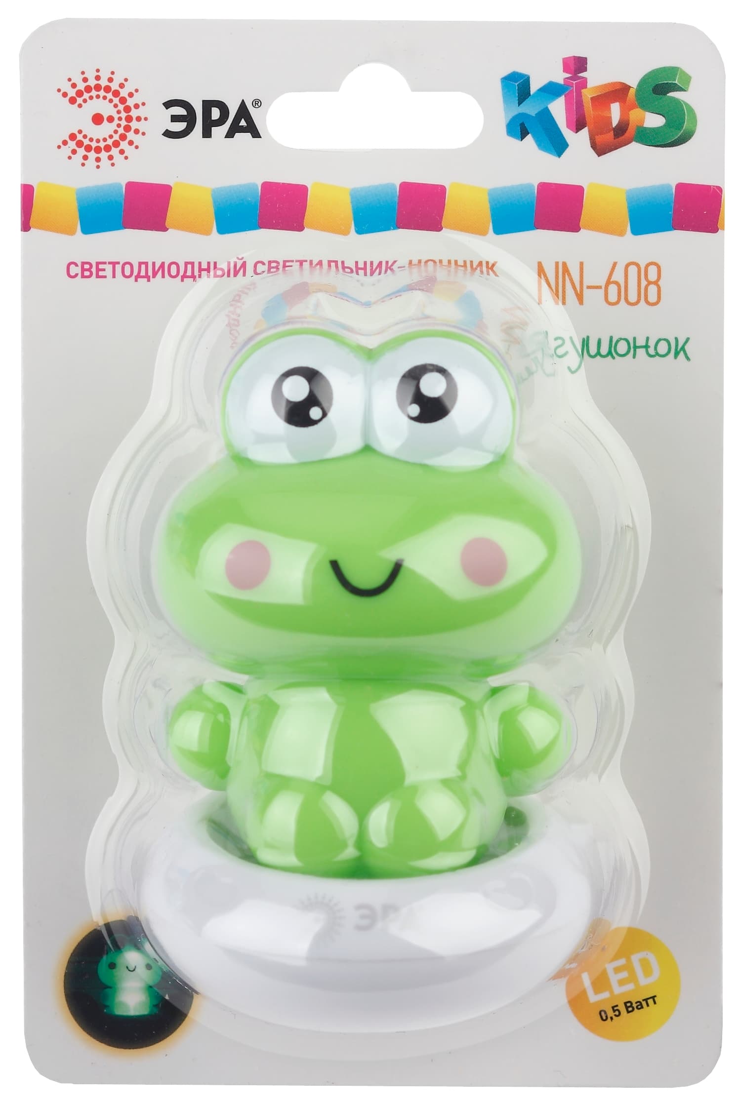 Ночник NN-608-SW-GR зеленый (12/240/960)