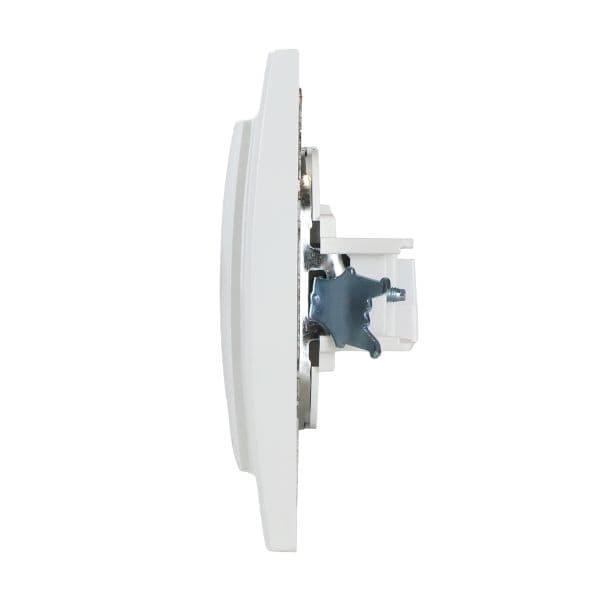 Розетка Минск RJ-45 1-местная СП белая