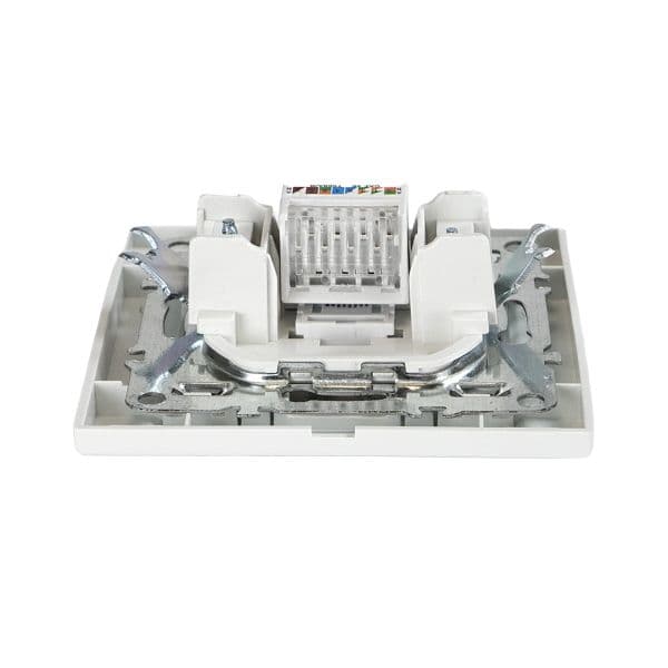 Розетка Минск RJ-45 1-местная СП белая