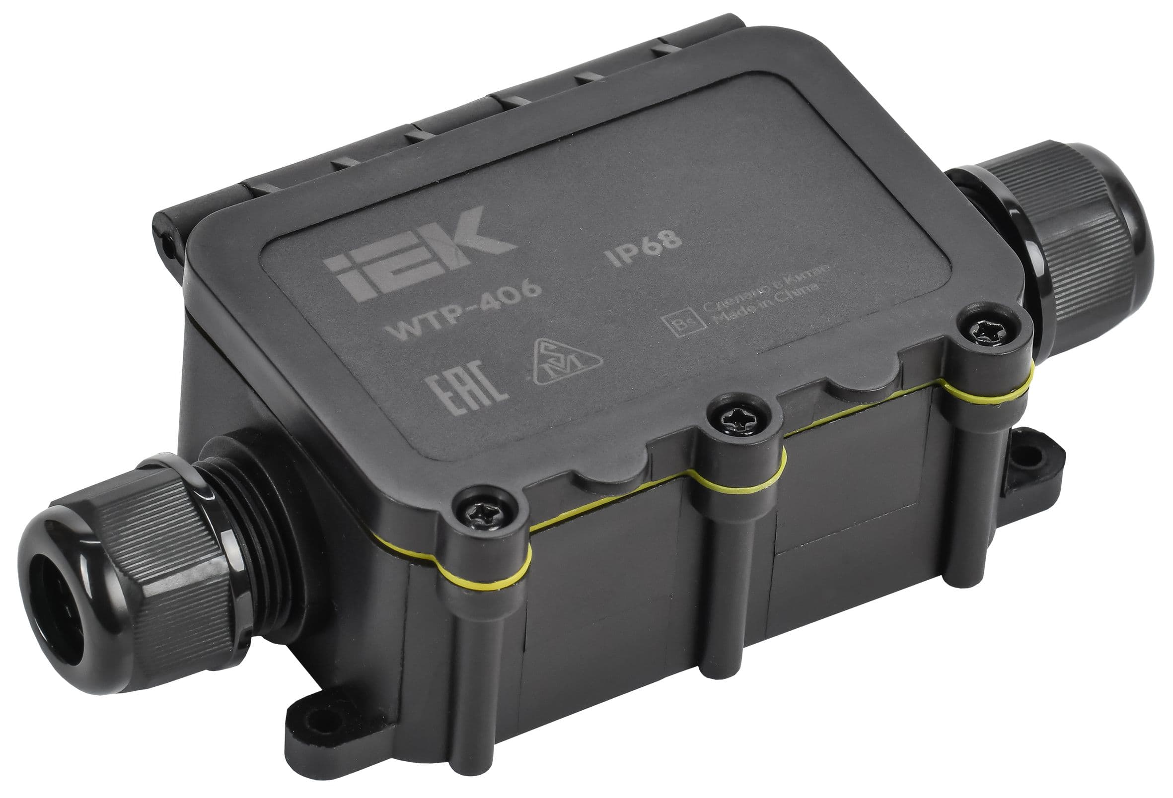 Коробка распределительная герметичная WTP-406 2 ввода IP68 IEK