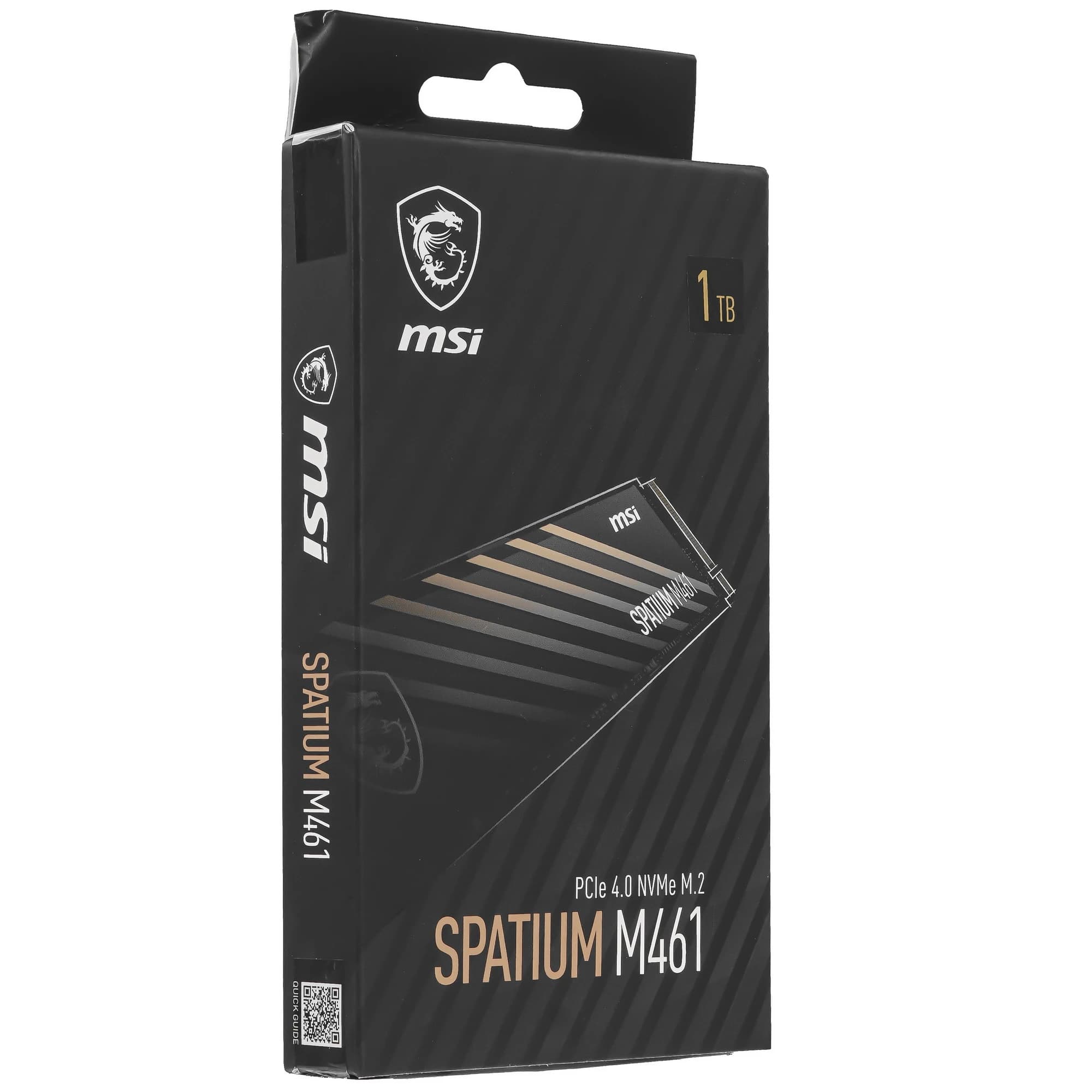 Накопитель SSD M.2 2280 1ТБ SPATIUM M461, NVMe, 3DNAND, 3600/3000 Мб/с