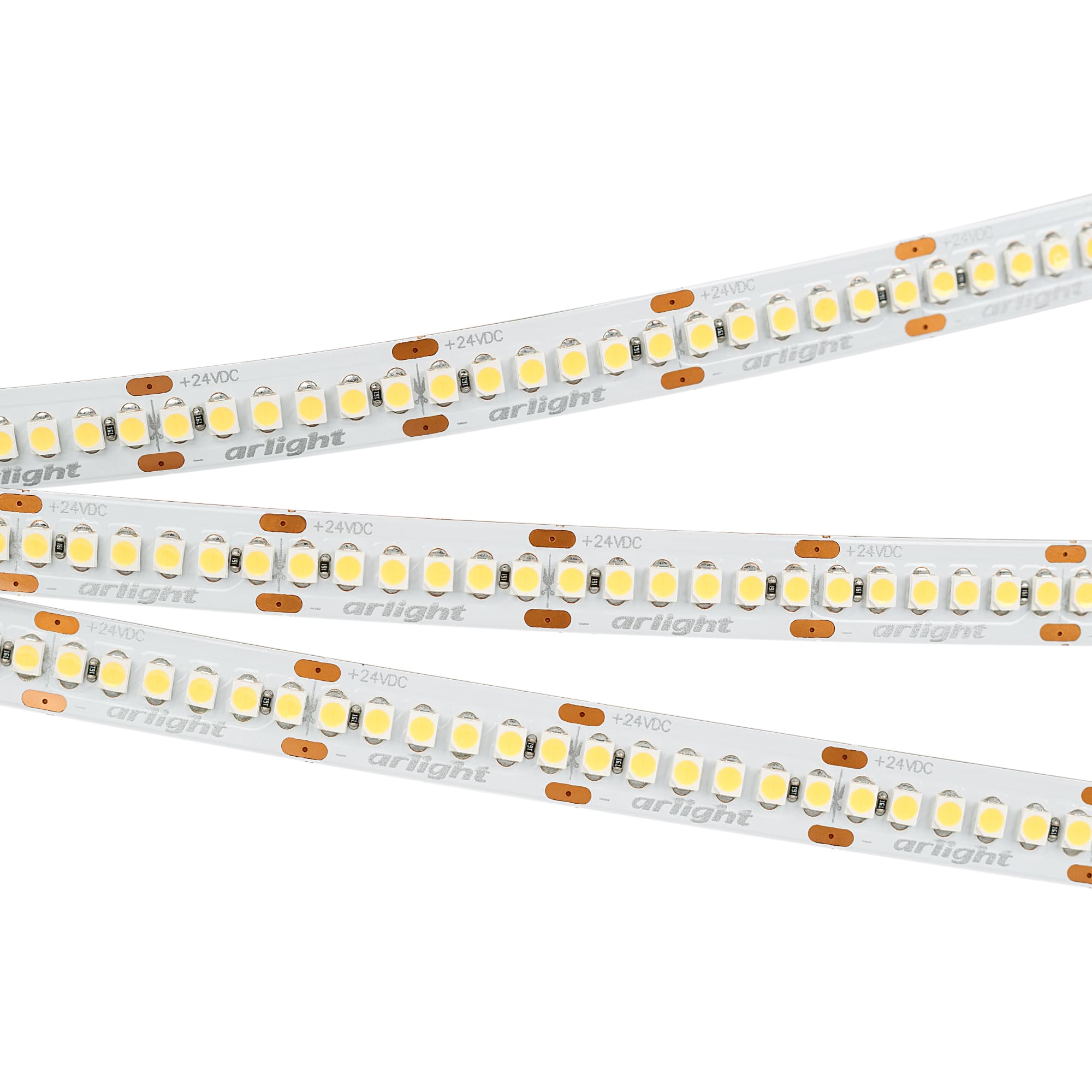 Лента светодиодная 19,2 Вт/м 24В IP20 4000K 240LED/м RT-A240-10mm SMD 3528 5 м