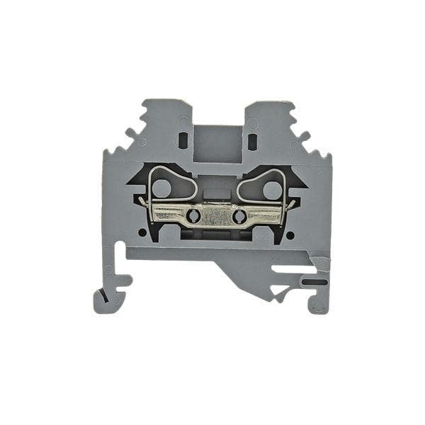 Колодка клеммная пружинная JXB-S-2.5 24А серая