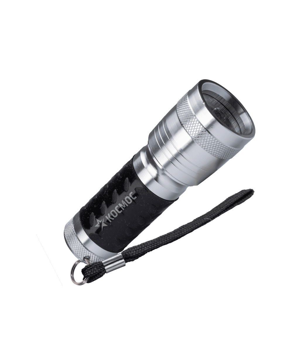 Фонарь ручной 1Вт LED, 3xAAА, корпус алюминий, ремешок ручной