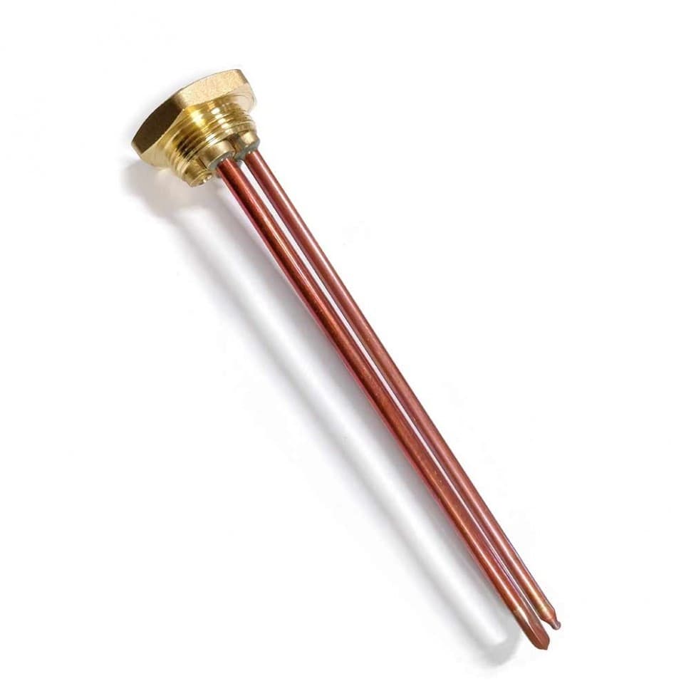 ТЭН RDT 2500W, D42мм, М6, композитная заливка, 220V