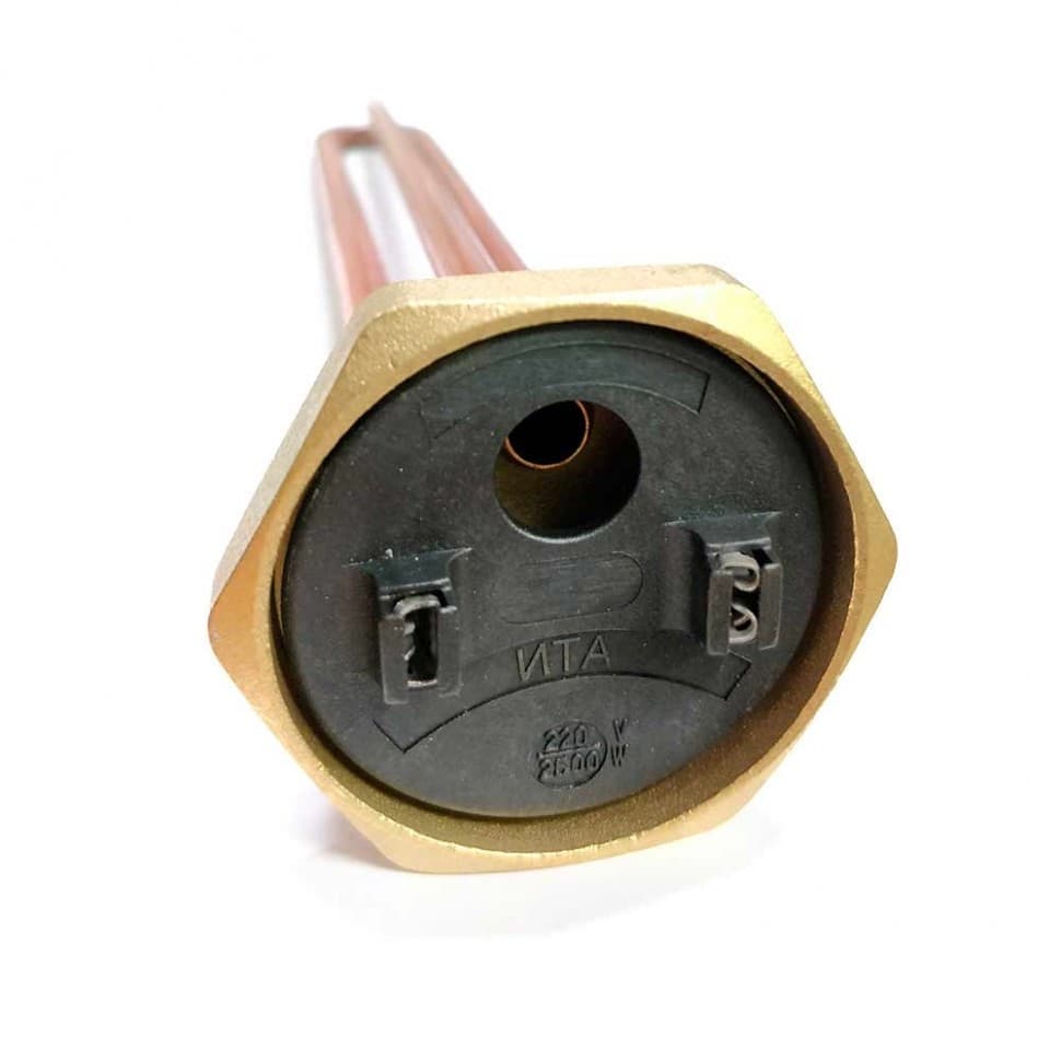 ТЭН RDT 2500W, D42мм, М6, композитная заливка, 220V