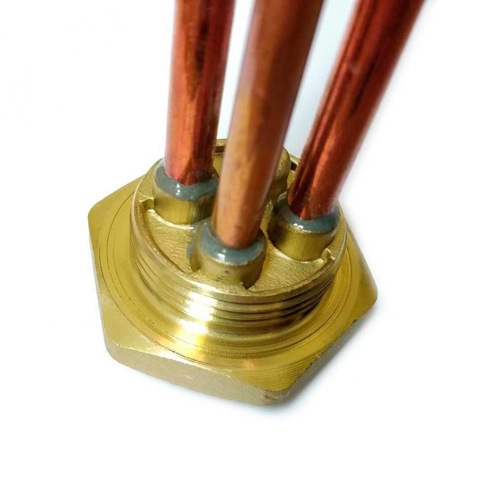 ТЭН RDT 2500W, D42мм, М6, композитная заливка, 220V
