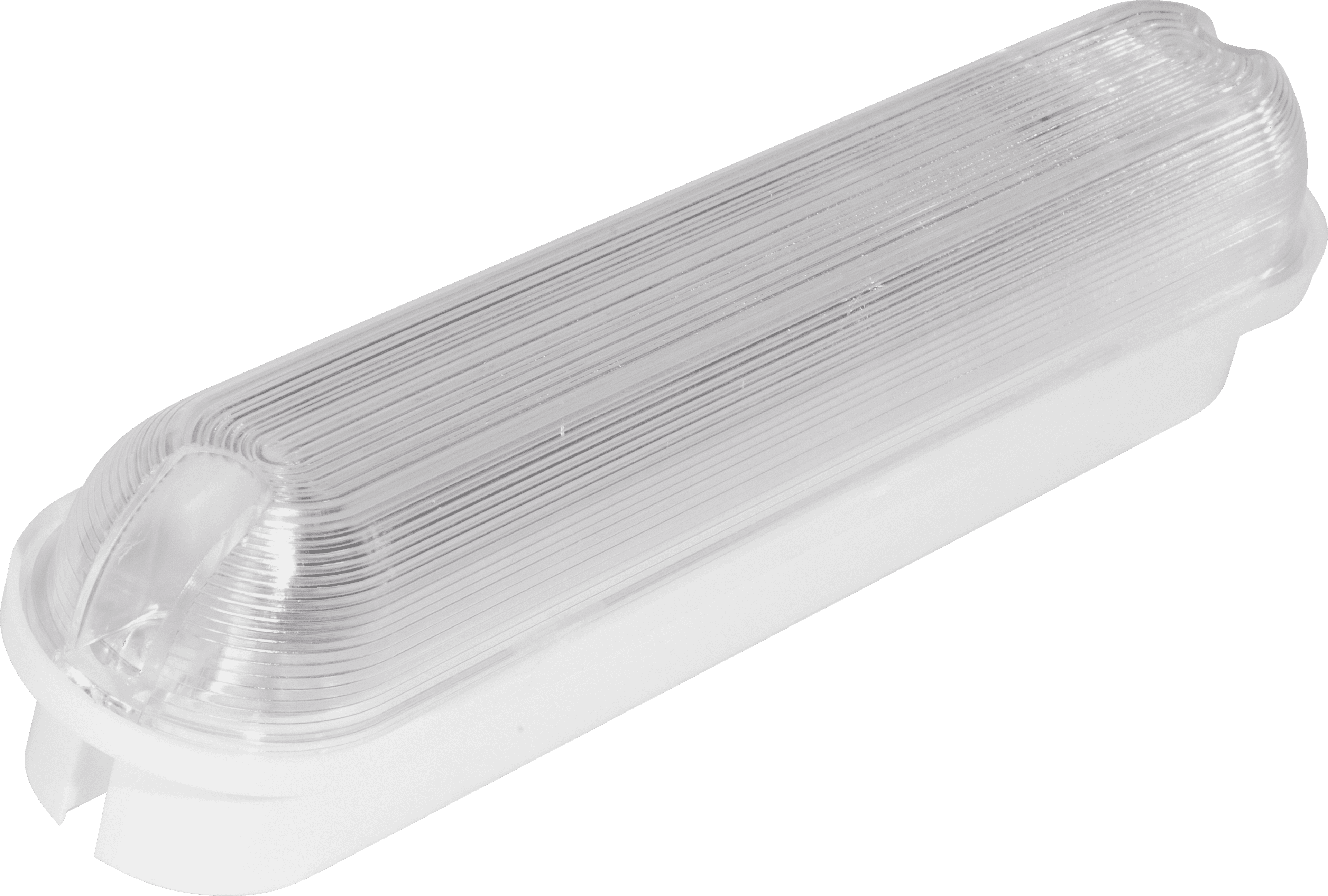 Светильник светодиодный Vega LED-08-001 8Вт 5000К IP54 860лм УХЛ2 310х70х75 ЖКХ накладной прозрачный рассеиватель без датчика