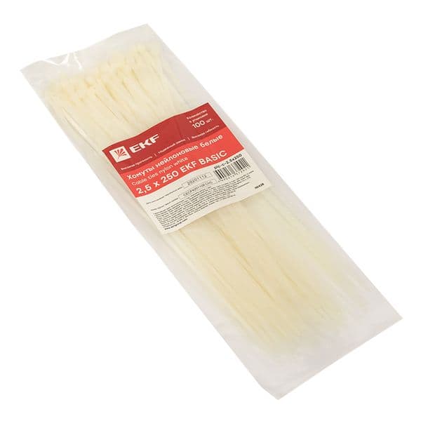 Хомут нейлоновый (2,5х250) (100шт.) Basic