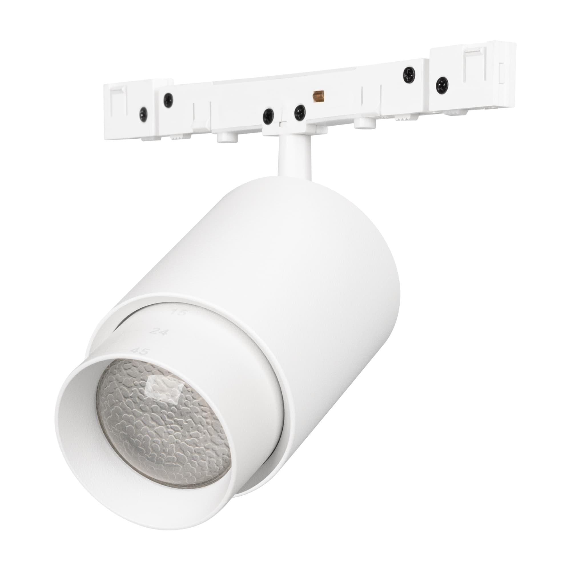 Светильник MAG-MICROCOSM-SPOT-ZOOM-R38-5W Warm3000 WH, 10-55 deg, 24V, IP20, металл, 5 лет