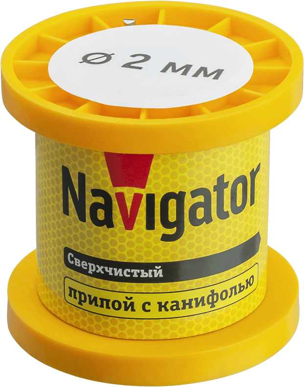 Припой 93 081 NEM-Pos02-63K-2-K50 (ПОС-63, катушка, 2 мм, 50 гр)