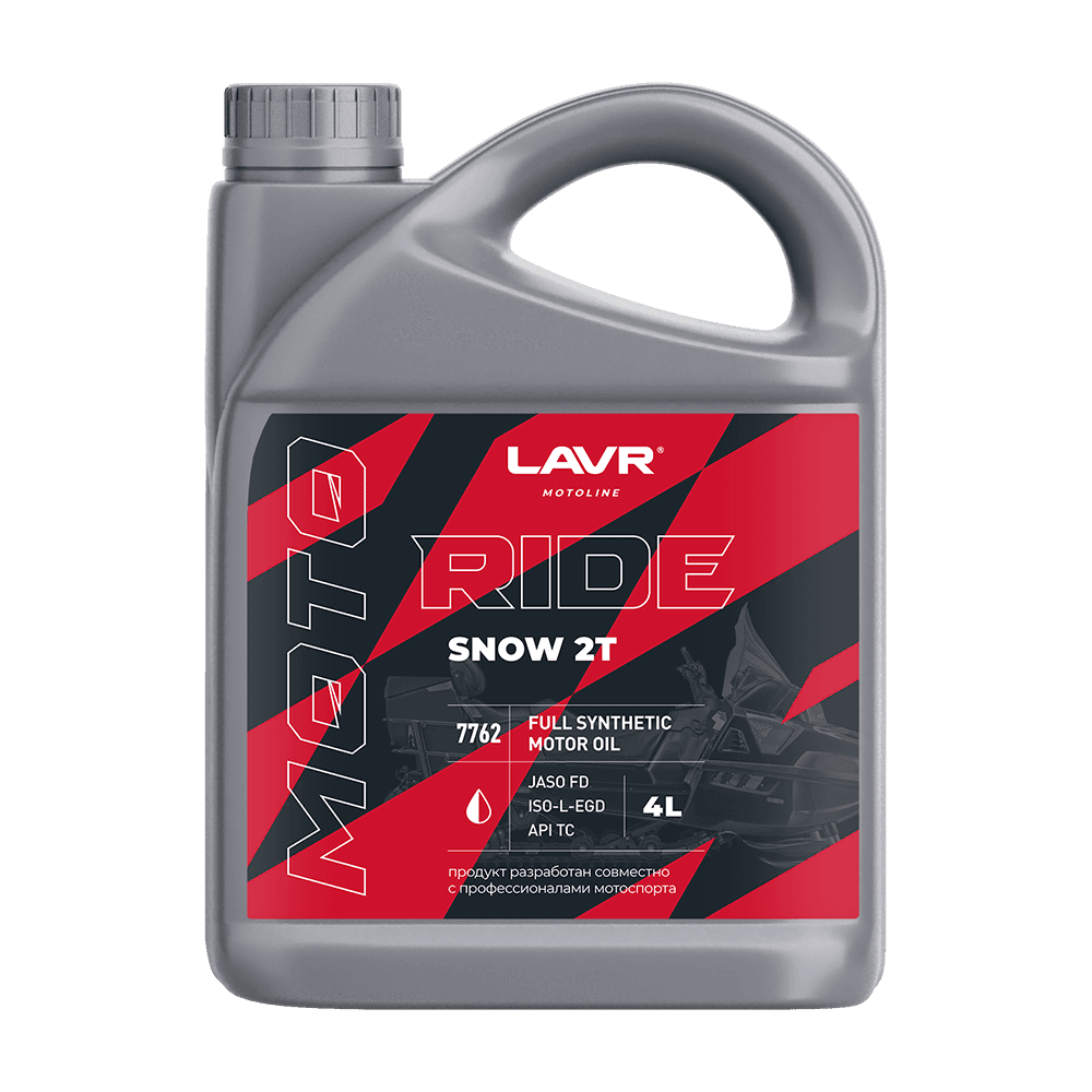LAVR MOTO Моторное масло RIDE SNOW 2Т FD, 4 л