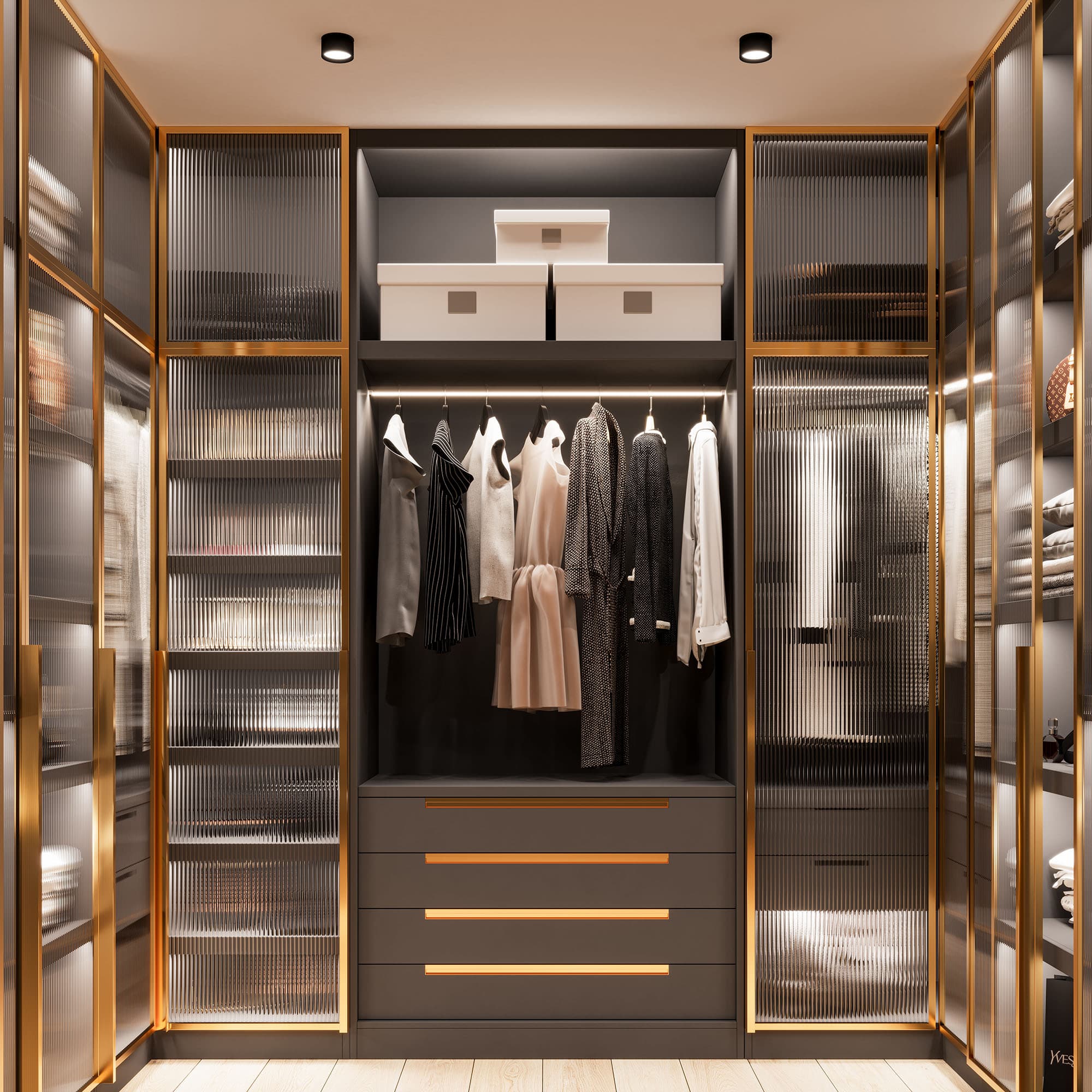 Профиль WARDROBE-1930-2000 ANOD BLACK (ARL, Алюминий)