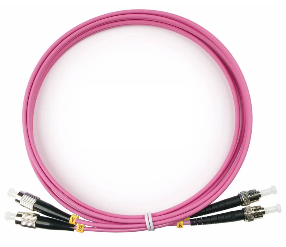 Патч-корд оптический duplex 2м FC-ST 50/125MM OM4 LSZH