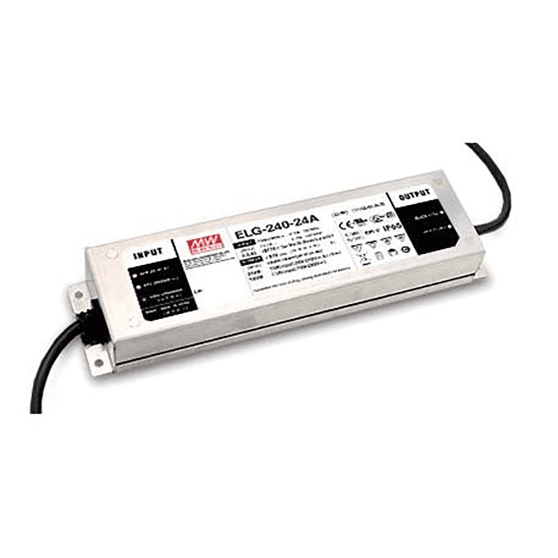 Драйвер 240Вт 48V для светодиодной ленты Meanwell ELG-240-48B-3Y IP65 244x71x37.5 мм
