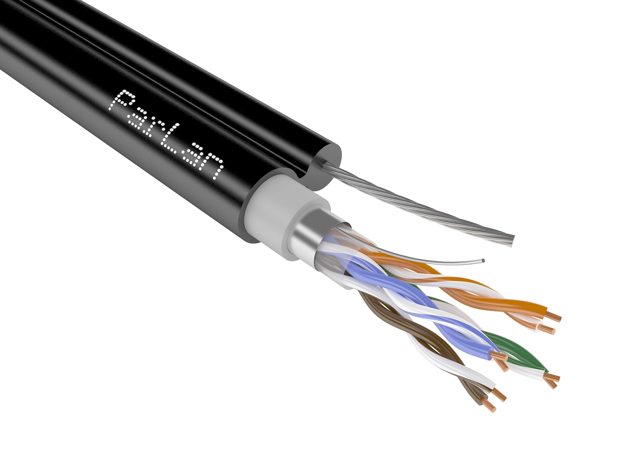 Витая пара ParLan F/UTP Cat 5e 4х2х0.52 PVC/Petr