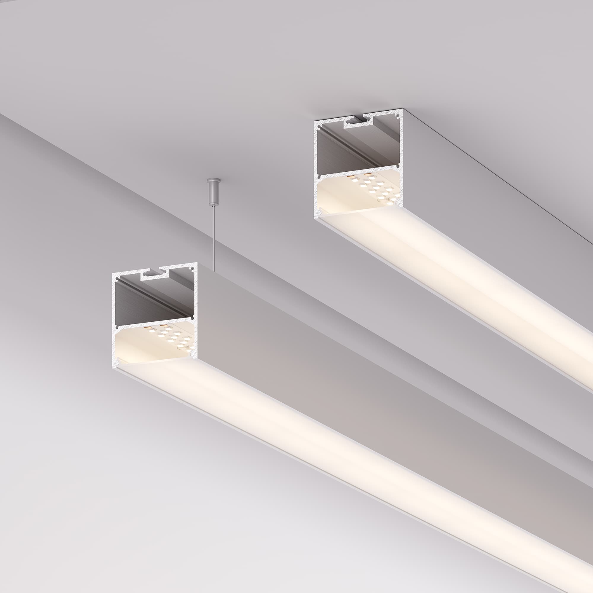 Профиль SL-LINE-5050-2000 WHITE (BY), алюминий