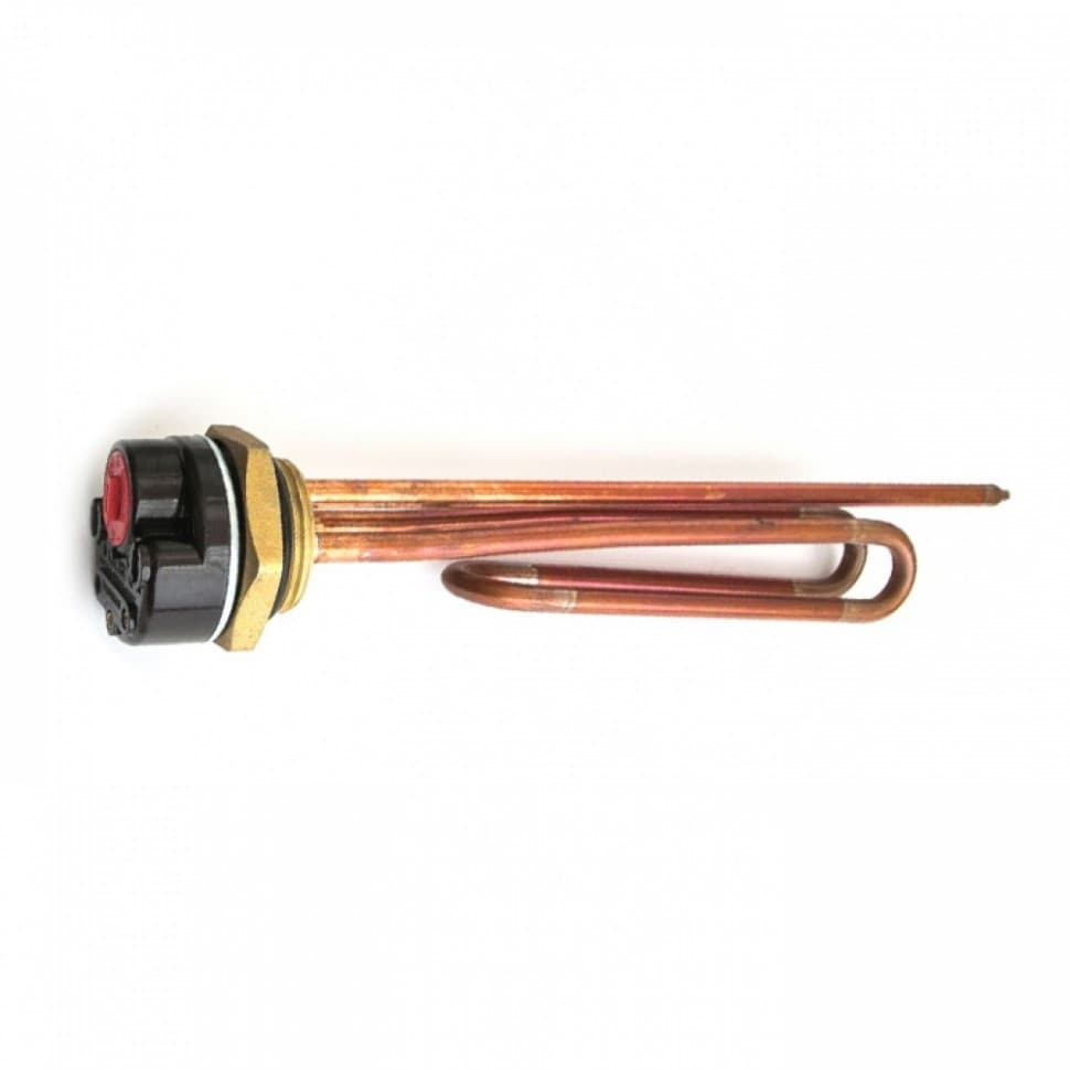КОМПЛЕКТ: ТЭН RСT 1500W, D42мм, М6, 220V + термостат + прокладка