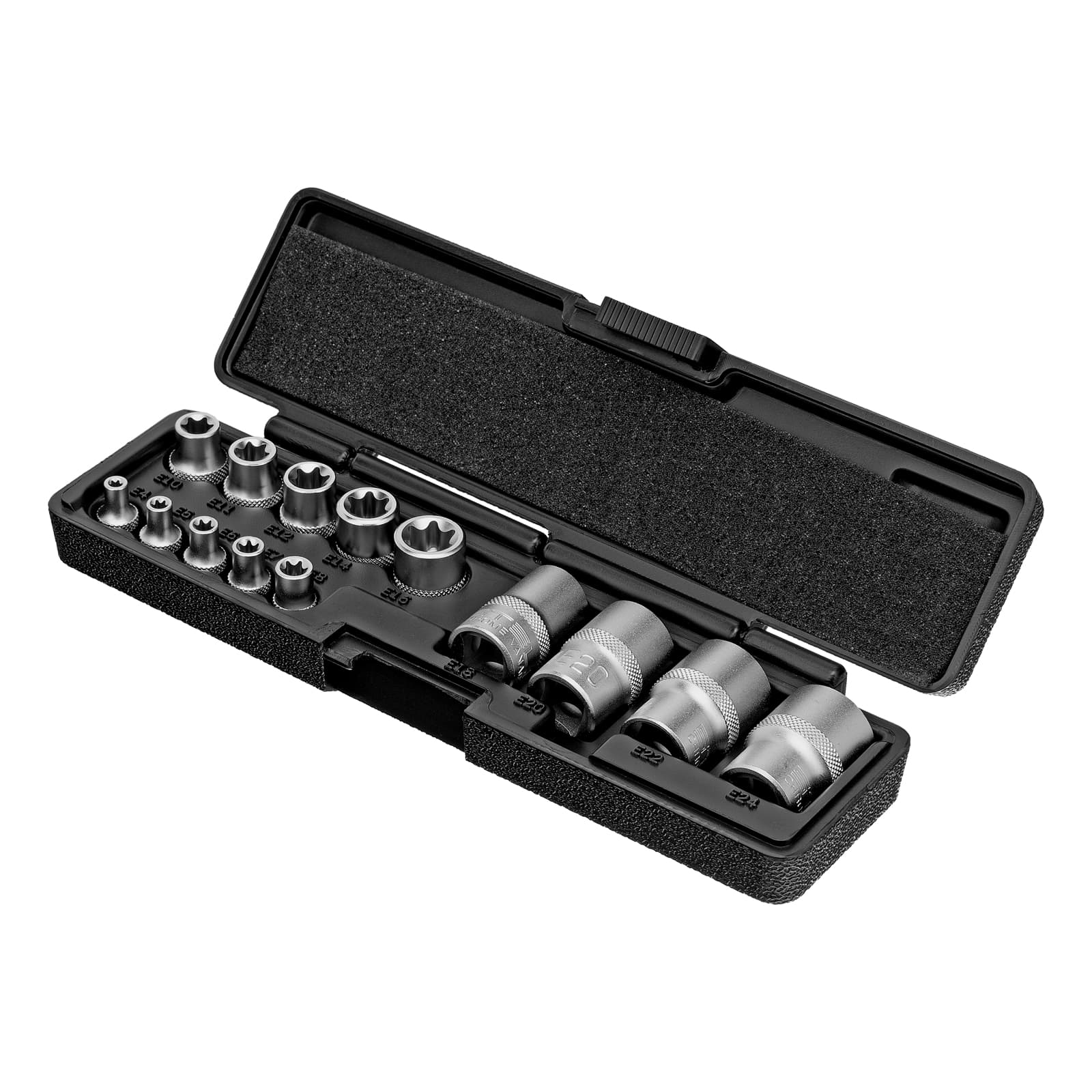 Набор головок TORX, 14 предметов, 1/4, 3/8, 1/3
