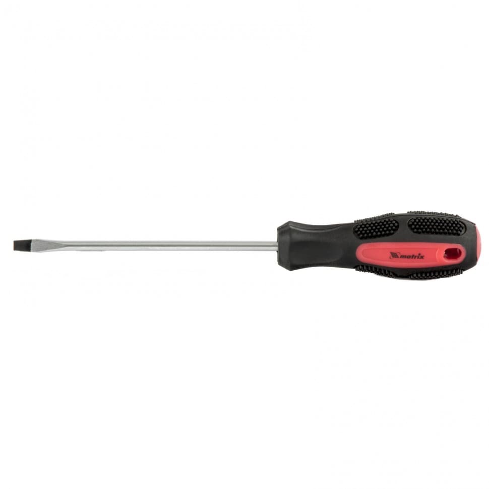 Отвертка Anti-Slip, SL4,0х100 мм, CrV, 2к рукоятка