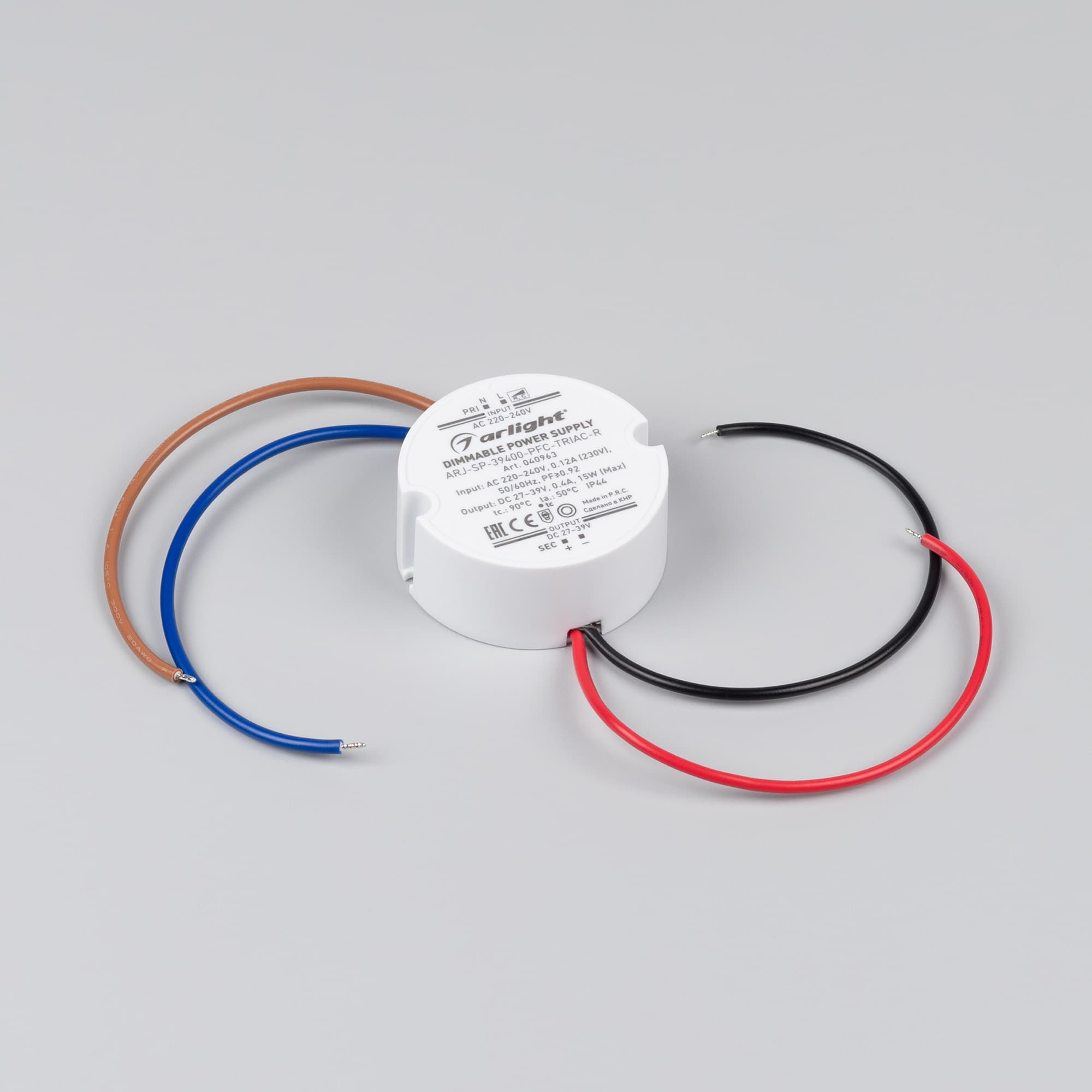 Панель SMART-P34-DIM-IN White 230V, 0-10V, Sens, 2.4G ARL, IP20 пластик, 5 лет