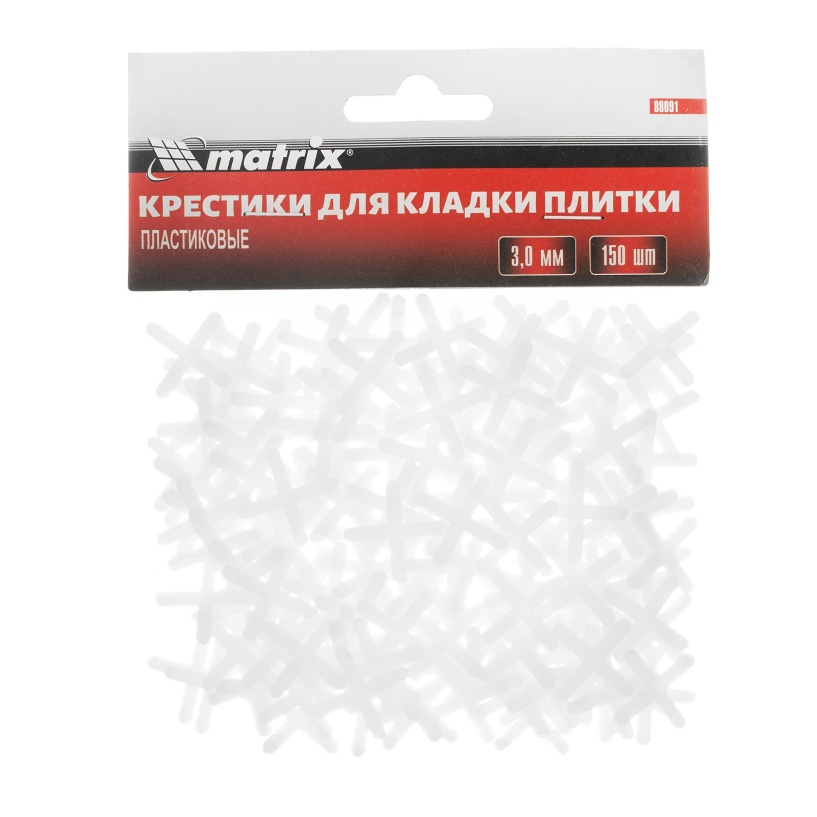 Крестики, 3,0 мм, для кладки плитки, 150 шт.