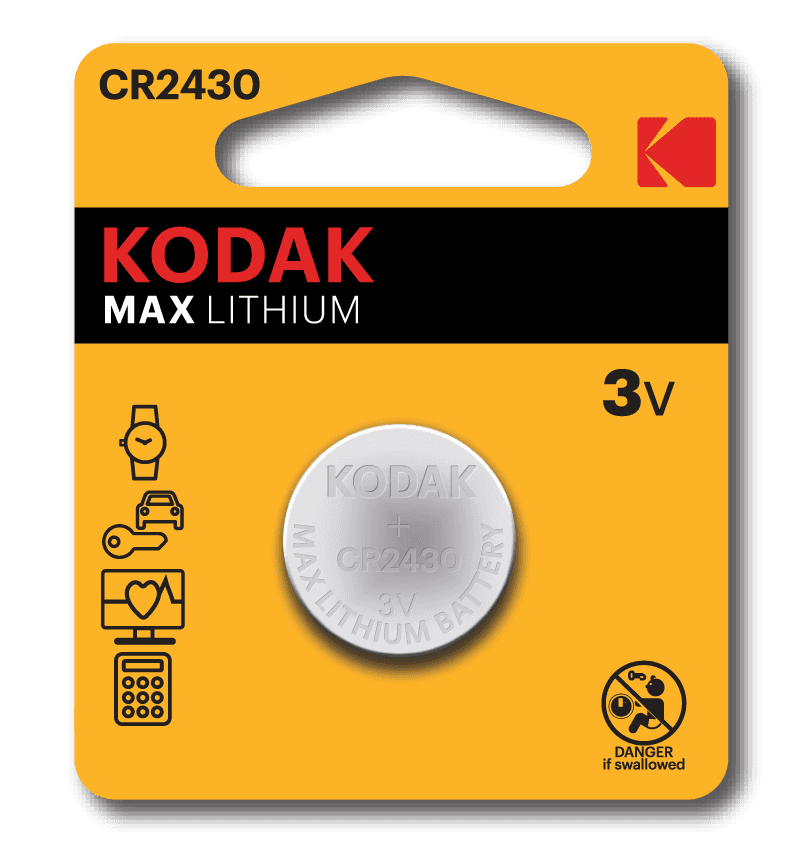 Батарейка CR2430-1BL MAX Lithium (60/240/42000)