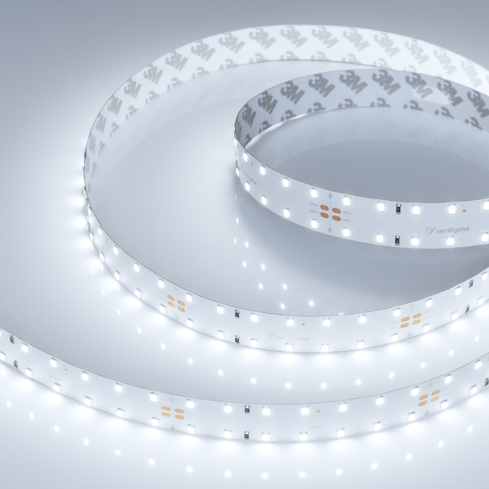 Лента светодиодная 22 Вт/м 24В IP20 6000K 140LED/м RT-A140-20mm SMD 2835 4.7 м