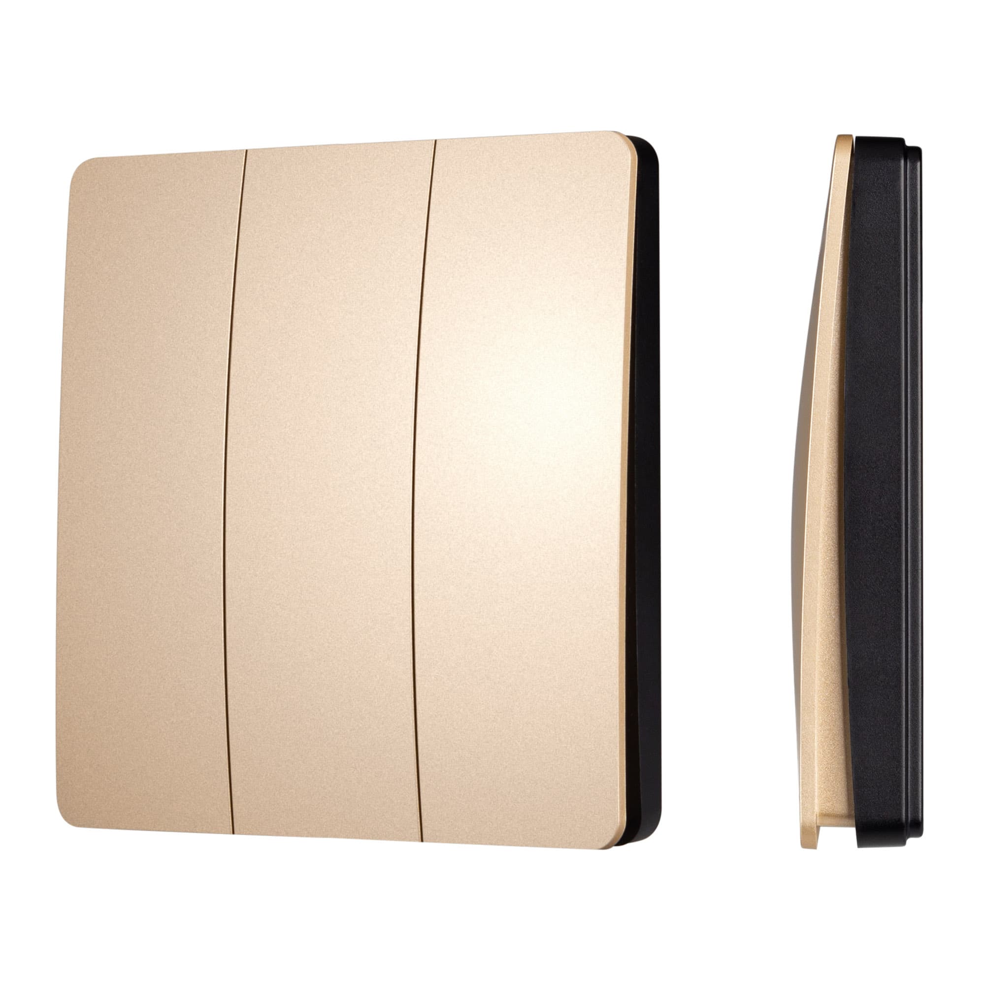 Панель управления кнопочная INTELLIGENT KINETIC-801-22-3G-WP-SUF Gold No battery, IP67, 433Mhz IARL, IP67 пластик, 3 года