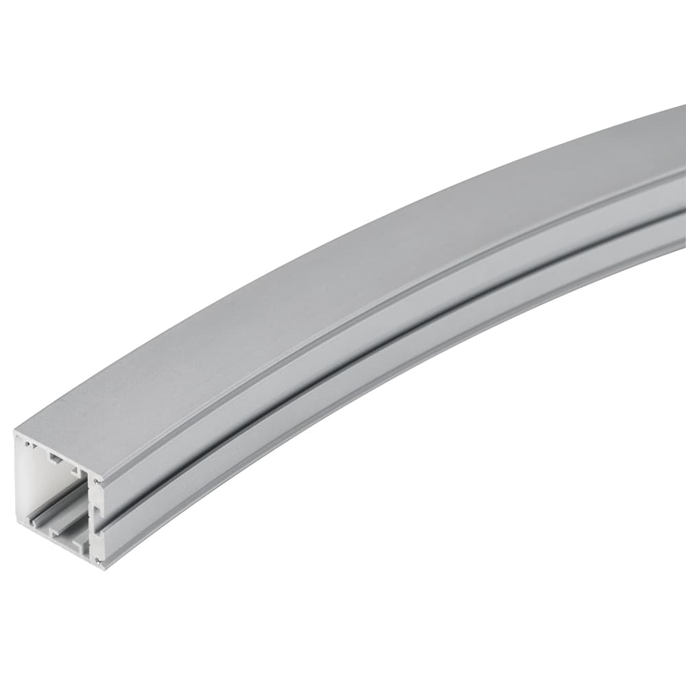 Профиль SL-ARC-3535-D1500-W90 SILVER (1180мм, дуга 1 из 4) (ARL, Алюминий)
