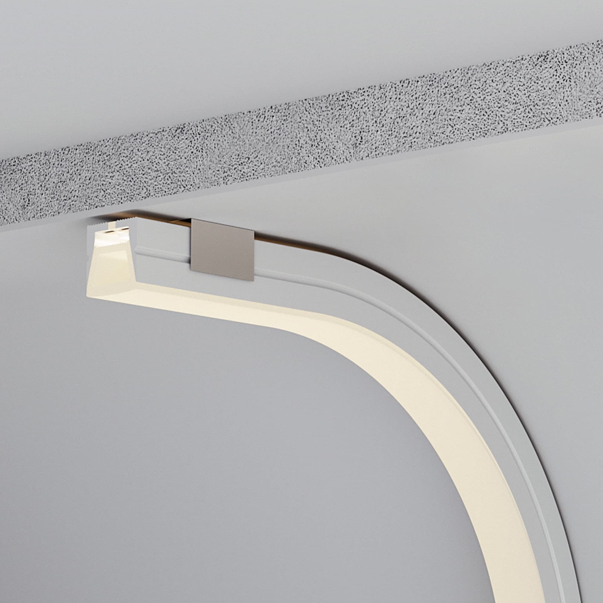 Профиль силиконовый WPH-FLEX-1616-TOP-S11-20m WHITE (Силикон)