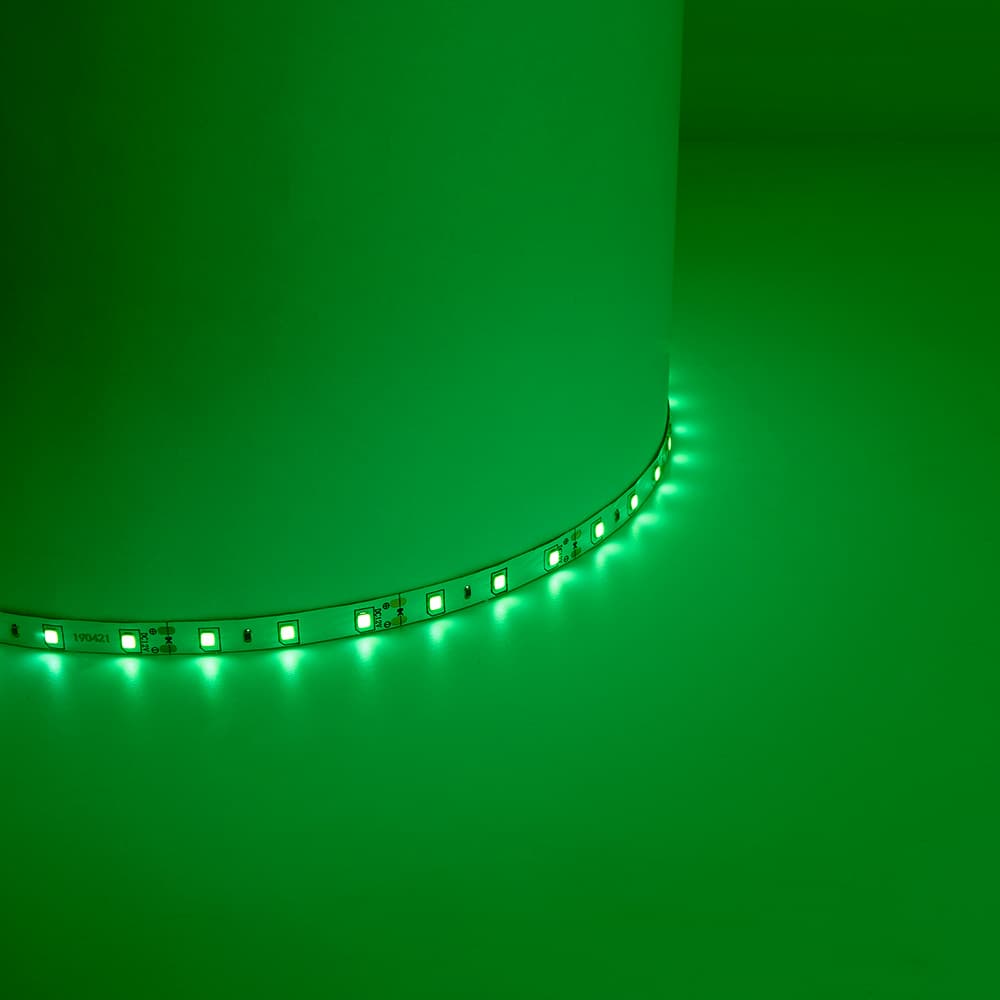 Лента светодиодная 4.8Вт/м 12В зеленый IP20 60LED/м LS603